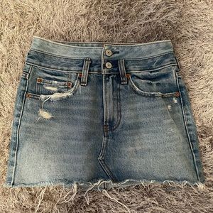 A&F denim skirt